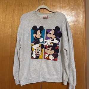 Vintage 90’s Mickey Mouse Expression Crewneck